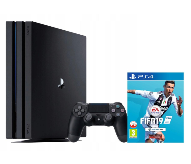 Sony Playstation 4 PRO 1TB + FIFA 19 - 436881 - zdjęcie 2